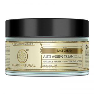 Травяной Антивозрастной Крем Кхади Натурал (Herbal Anti Ageing Cream Khadi Natural), 50 г.