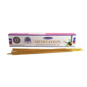 Благовония Медитация Премиум Сатья (Meditation Premium Masala Incence Satya), 12 шт.
