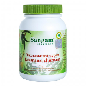 Джатаманси Чурна Сангам Хербалс (Jatamansi Churnam Sangam Herbals), 100 г.