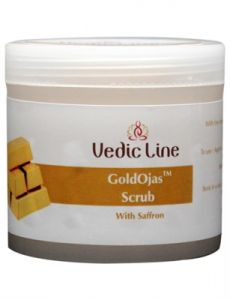 Скраб Золотая аура с шафраном Ведик Лайн (Gold Ojas VedicLine), 100 мл.