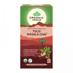 Чай Тулси Масала Органик Индия (Tulsi masala chai Organic India), 25 пак.