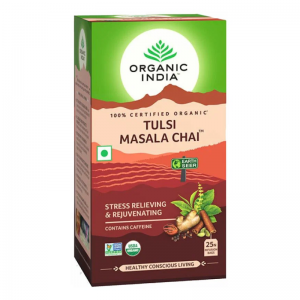 Чай Тулси Масала Органик Индия (Tulsi masala chai Organic India), 25 пак.