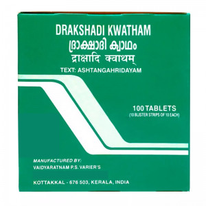 Дракшади Кватхам Коттаккал Аюрведа (Drakshadi Kwatham Kottakkal Ayurveda), 100 таб.