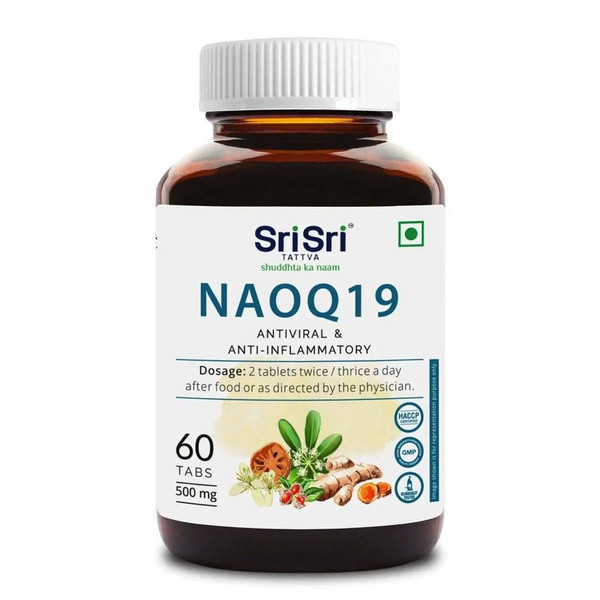 НАОКЬЮ19 Шри Шри Таттва (NAOQ19 Sri Sri Tattva), 60 таб.