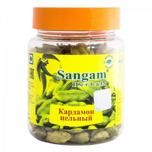 Кардамон цельный (зелёный) Сангам Хербалс (Cardamom Sangam Herbals), 50 г.