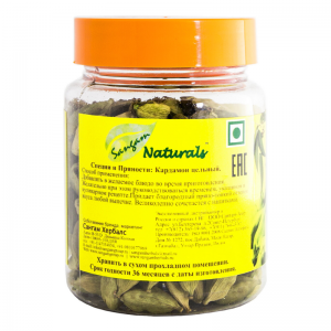 Кардамон цельный (зелёный) Сангам Хербалс (Cardamom Sangam Herbals), 50 г.