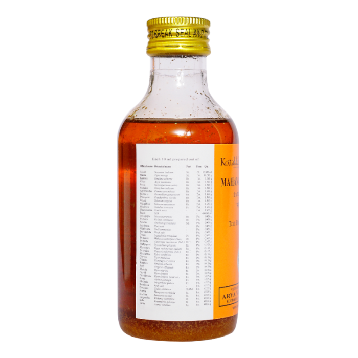 Махамашатайлам Арья Вадья Сала Коттаккал (Mahamashatailam Arya Vaidya Sala Kottakkal), 200 мл. 