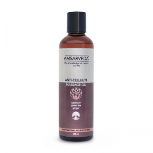 Масло массажное антицеллюлитное Амсарведа (Anti-Cellulit Massage Oil Amsarveda), 250 мл.