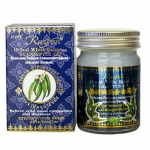 Бальзам тайский белый с эвкалиптовым маслом Исме Расйян (O-Sod White Balm with Eucalyptus oil Isme Rasyan), 50 г.