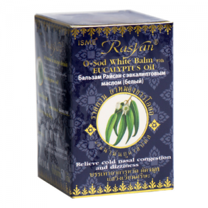 Бальзам тайский белый с эвкалиптовым маслом Исме Расйян (O-Sod White Balm with Eucalyptus oil Isme Rasyan), 50 г.