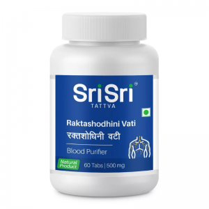 Ракташодхини Вати Шри Шри Таттва (Raktashodhini Vati Sri Sri Tattva), 60 таб. по 500 мг.