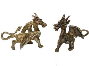 Статуэтка из бронзы Дракон страж дома и семьи 3см-4,5см