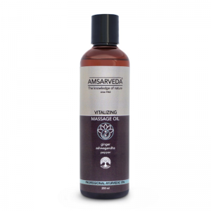 Масло массажное тонизирующее Амсарведа (Vitalizing Massage Oil Amsarveda), 250 мл.
