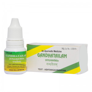 Гандха Тайлам Коттаккал Аюрведа (Gandhatailam Kottakkal Ayurveda), 10 мл.