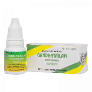 Гандха Тайлам Арья Вадья Сала Коттаккал (Gandhatailam Arya Vaidya Sala Kottakkal), 10 мл.