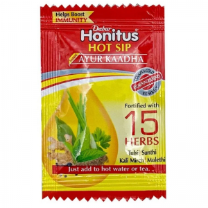 Порошок от кашля и простуды Хонитус Дабур (Cough and Cold remedy Hot Sip Honitus Dabur), 7 пак. 4 г.