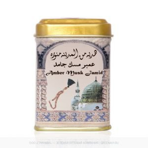 Духи сухие арабские Амбер Муск Джамид Хемани (Amber Musk Jamid Hemani), 25 г.