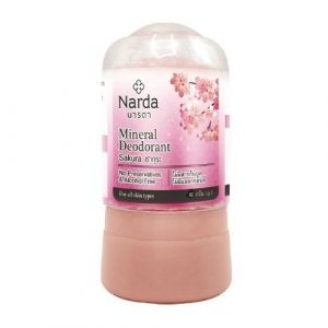 Дезодорант кристаллический сакура Нарда (Mineral Deodorant Sakura Narda), 80 г.