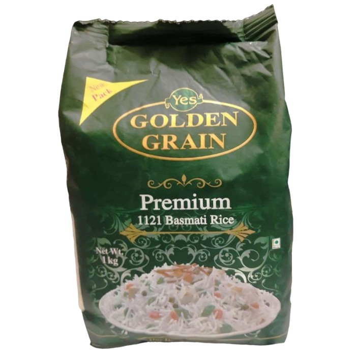 Рис Басмати Белый непропаренный Голден Грейн (Rice Basmati White Golden Grain), 1000 г. 
