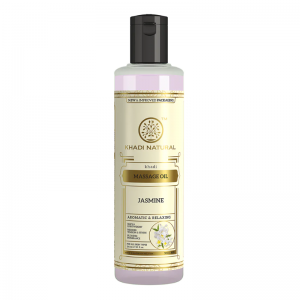 Массажное масло «Жасмин» Кхади Натурал (Herbal Massage oil Jasmine Khadi Natural), 210 мл.