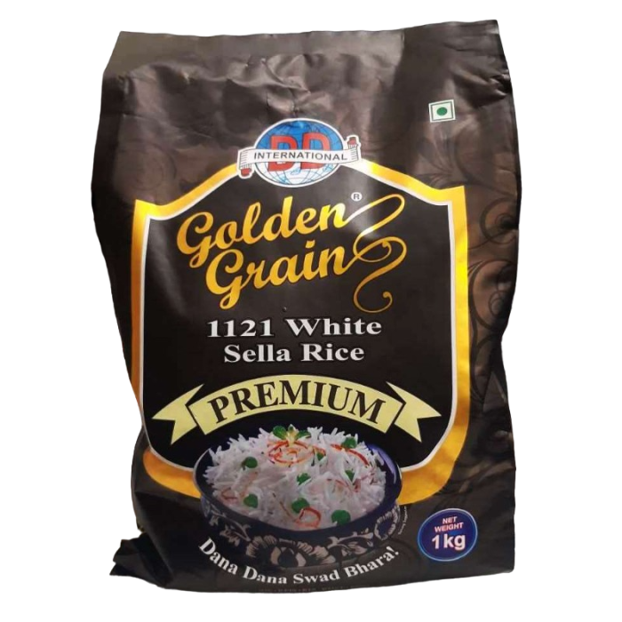 Рис Басмати белый пропаренный Голден Грейн (Basmati White Sella Rice Golden Grain), 1000 г. 