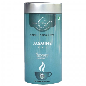 Чай зеленый с жасмином Панчакарма Хербс (Jasmine green tea Panchakarma Herbs) в металлической банке, 50 г. 