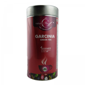 Чай зеленый с гарцинией Панчакарма Хербс (Garcinia green tea Panchakarma Herbs) в металлической банке, 100 г.  