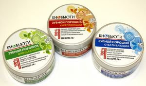 Зубной порошок «Биобьюти» - 2, укрепляющий, 70 г.