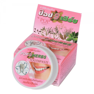 Растительная зубная паста 9 трав Исме Расйян (POP 9 Herbs Toothpaste Isme RasYan), 30 г.