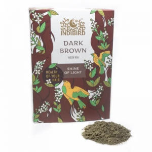 Хна Тёмно-Коричневая Индиберд (Dark Brown Henna Indibird), 100 г. (2 саше по 50 г.) 