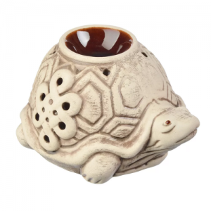 Аромалампа Черепаха керамика шликерная (Aroma lamp Tortoise ceramic slicker), 9см-15см