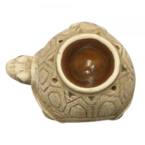 Аромалампа Черепаха керамика шликерная (Aroma lamp Tortoise ceramic slicker), 9см-15см