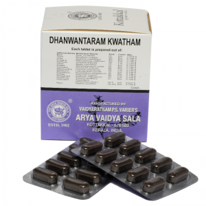 Дханвантарам Кватхам Арья Вадья Сала Коттаккал (Dhanvantaram kwatham Arya Vaidya Sala Kottakkal), 100 таб.