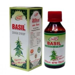 Сироп от кашля Базилик Шри Ганга (Basil Cough Syrup Shri Ganga), 100 мл.