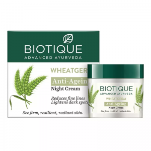 Крем ночной с зародышами пшеницы омолаживающий и питательный Bio Wheat Germ Cream, 50 г.