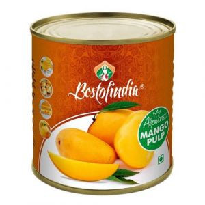 Манго Альфонсо пюре Бестофиндия (Mango Alphonso Pulp Bestofindia), 850 г.