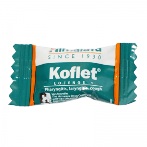 Леденцы от кашля и боли в горле Кофлет Хималая (Koflet Lozenges Himalaya), 10 шт.