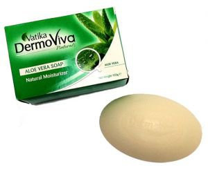 Мыло VATIKA DERMOVIVA Naturals Aloe Vera (Алоэ Вера), 125 г.