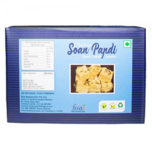 Соан Папди Классический с кардамоном, миндалем и фисташками Амританджали (Soan Papdi Classic Amritanjali), 250 г.