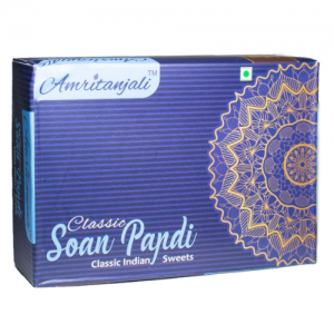 Соан Папди Классический с кардамоном, миндалем и фисташками Амританджали (Soan Papdi Classic Amritanjali), 250 г.