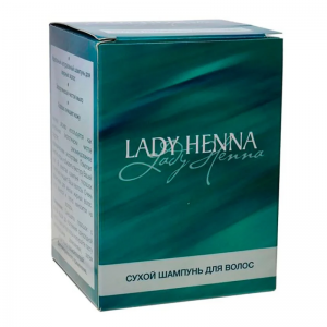 Сухой Шампунь Мыльный Орех Леди Хенна (Lady Henna), 12 саше по 10 г.