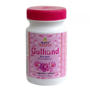 Гулканд джем из вяленых лепестков роз Бапс Амрут (Gulkand Rose petal Baps Amrut), 400 г.