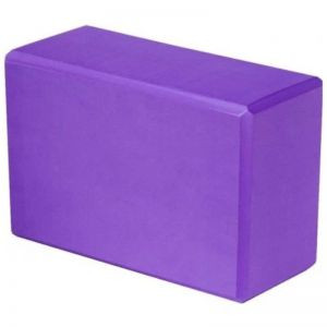Кирпич для йоги из EVA-пены (23х15х8), фиолетовый
