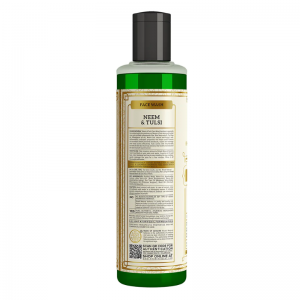 Средство для умывания «Ним и Тулси» Кхади Натурал (Face wash Neem & Tulsi Khadi Natural), 210 мл.