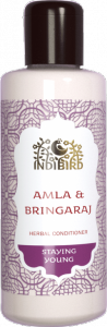 Кондиционер для волос травяной Амла и Брингарадж Индиберд (Amla & Bringaraj Herbal Conditioner Indibird), 200 мл.