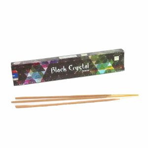 Благовония Чёрный Кристалл Сатья (Black Crystal Satya), 12 шт.