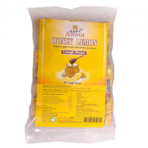 Леденцы от кашля Мед и Лимон Бапс Амрут (Herbal Cough Drops with Honey & Lemon Baps Amrut), 20 шт.