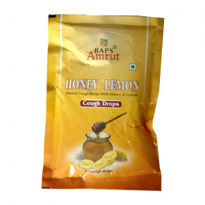Леденцы от кашля Мед и Лимон Бапс Амрут (Herbal Cough Drops with Honey & Lemon Baps Amrut), 20 шт.