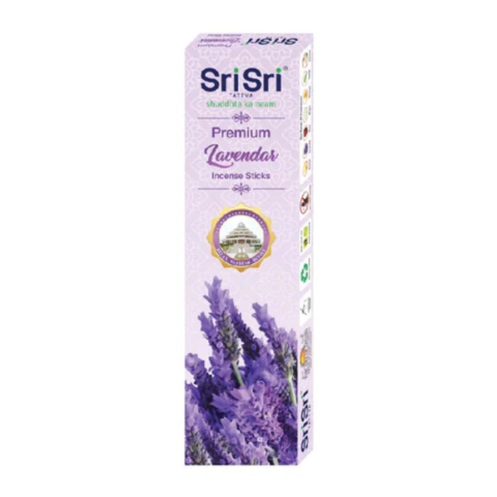 Палочки для благовоний Премиум Лаванда Шри Шри Таттва (Premium Lavendar Incense Sticks Sri Sri Tattva), 100 г.