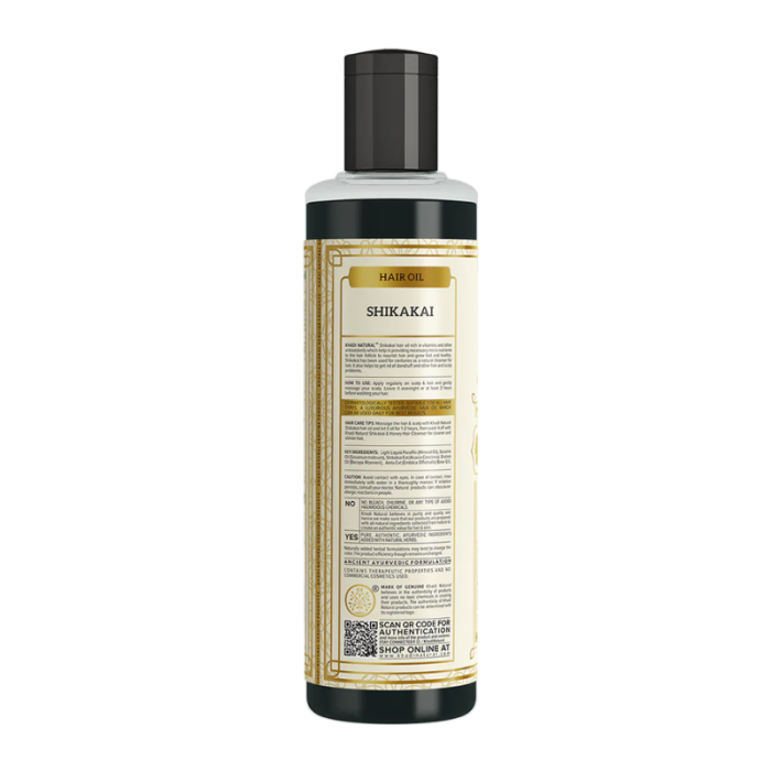 Масло для волос «Шикакай» Кхади Натурал (Hair Oil Shikakai Khadi Natural), 210 мл.